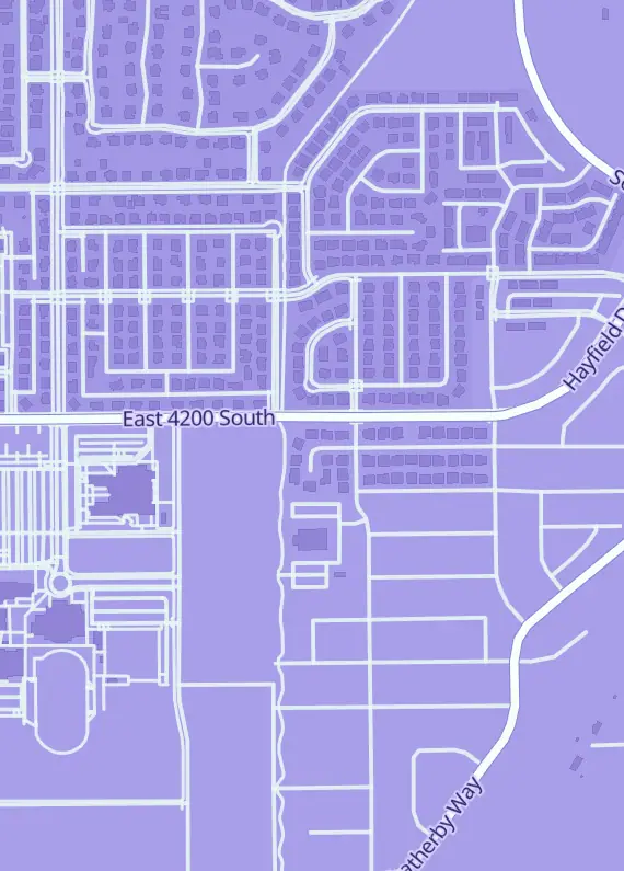 Street map around Zion TCG, 325 4235 S, Washington, UT